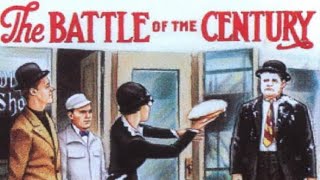 Laurel & Hardy - Battle Of The Century (1927) [silent film w/ soundtrack]