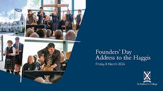 StAC: Address to a Haggis | Founders’ Day Assembly 2024