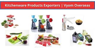 Indian Spices, GI Wire & Kitchenwear Manufacturer, Supplier Global Exporter | Vyom Overseas