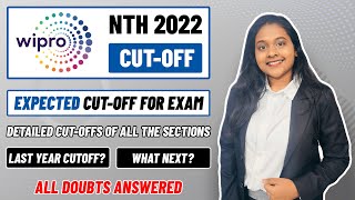 WIPRO NTH 2022 CUT-OFF (Detailed!)| Last year, Section-wise Score Analysis