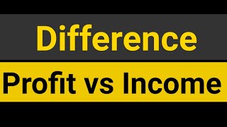 Difference INCOME vs PROFIT @investment_Tax_mutualfunds