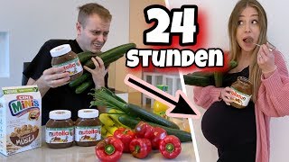 24 h wie schwangere Bibi essen 🤰🏼😳