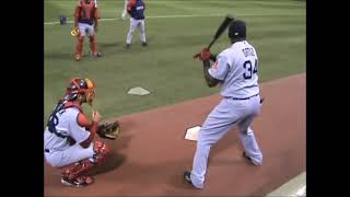 David Big Papi Ortiz UP CLOSE  Boston Red Sox in Minneapolis, Part 2  Varitek and Francona ejected!