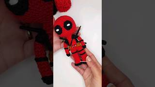 tutorial 👆 Deadpool amigurumi #amigurumi #deadpooll