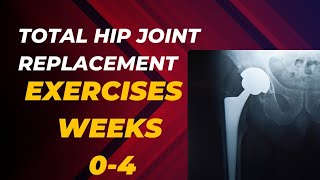 Total Hip Replacement - Exercises 0-4 Weeks After Surgery | Hip Replacement Exercise part-2