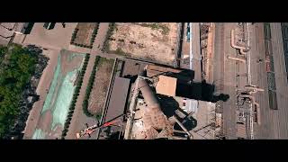 Flying Over The Industrial Steel Plant | GEPRC MARK5