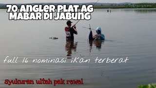 70 angler  Kediri Mabar di rawa Jabung lamongan ||tasyakuran ultah pak rewel