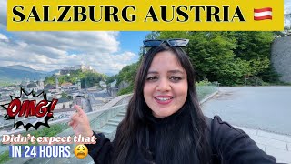 How to Travel SALZBURG Austria 🇦🇹 in 24 hours 😩 | Europe Travel| @HIExpress @GetYourGuide