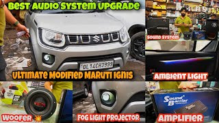 BEST MODIFIED MARUTI IGNIS✅💥FULL AUDIO SYSTEM UPGRADE✅MARUTI IGNIS MODIFIED AT AUTO MUSIC EMPORIUM✅