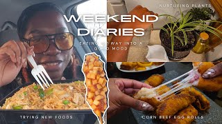 weekend diaries | getting out of a funk through food + a room reset