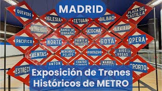 TRENES HISTÓRICOS del Metro de Madrid | Spain