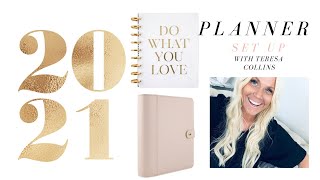 PLAN WITH INTENTION - SET UP YOUR PLANNER - FREE  WEEK  1- The HAPPY PLANNER  FRANKLIN PLANNER