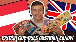 BRITISH GUY TRIES AUSTRIAN CANDY! SNACKS AND SWEETS!