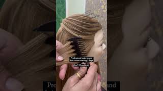 Hair comb hairstyle hack. #hairstyle #combhack #hairhacks