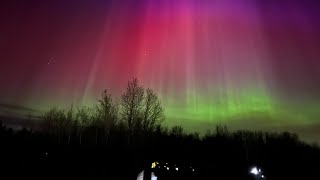 Aurora Borealis over Astotin Lake | May 10, 2024 | Alberta , Canada