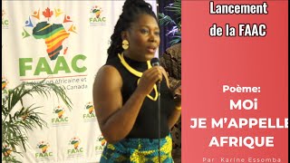 Carine Éssomba livre un excellent poème sur l'Afrique