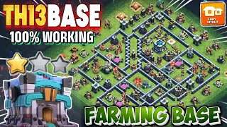 🔥ANTI LOOT🔥TH13 FARMING BASE WITH REPLAY || TOP 10 TH13 FARM BASE WITH LINK || TH13 ANTI LOOT BASE