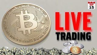 Bitcoin Analysis: Real Time Crypto Trading [LIVE] | 15 Sep 2024  #live #BITCOIN