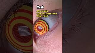 🆕👀🩸 Mesh VS Regular Contacts? 🎯🔥 | Contact Lens Tips For Beginners✨