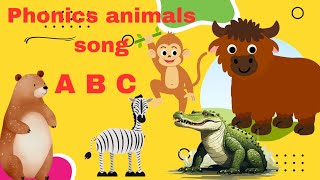 Alphabet Animals _A B C animal song for kids l Learn animals , phonics and the Alphabet @ChuChuTV