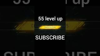 FREE FIRE LEVEL UP 😄 55 LEVEL UP REWARD #short #freefire