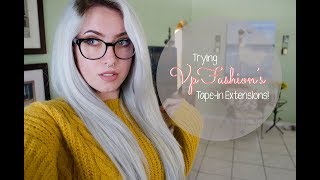 Trying VpFashion's Tape-In Extensions!