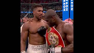 Respect 🤝 Anthony Joshua And Daniel Dubois Embrace At Final Bell