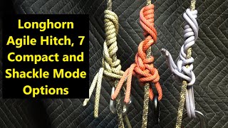 Longhorn Agile Hitch, 7 Compact and Shackle Mode Options