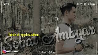 Video Story wa "sobat ambyar