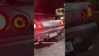 Nissan Skyline R34 imported in Kerala India #nissan #nissangtr #r34 #india india