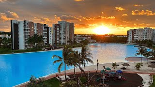 Sunrise time lapse Cancun Mexico Dec 2023