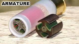 Futuristic Laminated Steel Shotgun Slug - This is a WEIRD one!