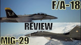 F/A-18 vs MIG 29 - Ace Combat Reviews