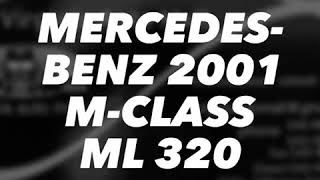 Mercedes-Benz 2001 M-CLASS ML320