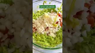 #cenasaludable #foodie #guacamole #healthyfood #health #dietafit #fitness #eatclean #eatfood #fit