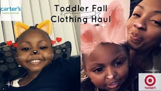 Toddler Fall Clothing Haul 2017 ft. Target and Carters