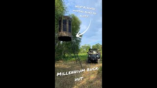 Looking Into An Elevated Hunting Blind?!?! -- Millennium Buck Hut