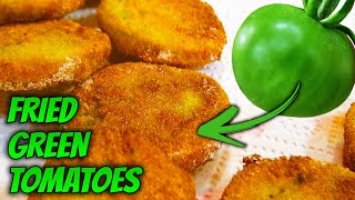 Жареные зеленые помидоры - простые и вкусные