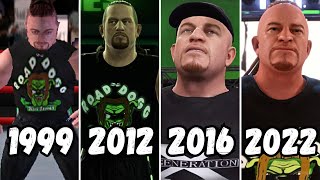 Evolution of Road Dogg Entrance 1999-2022 - WWE  Games