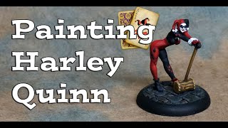 Painting Knight Models Harley Quinn - Batman Miniature Game