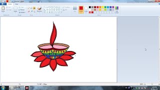 Happy Diwali Drawing // Diwali esay draw in computer painting // painter sameer Art