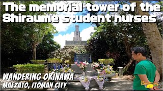 The memorial tower of the Shiraume Students Nurses