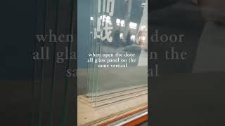 Hdsafe Automatic Frameless Glass Door Sliding Door in Showroom!