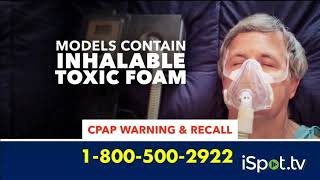 NEGLIGENCE NETWORK TV SPOT CPAP RECALL ISPOT.TV