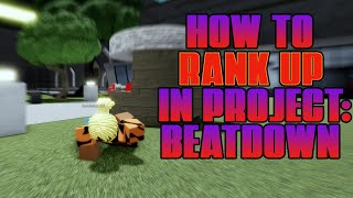 HOW TO RANK UP IN PROJECT BEATDOWN