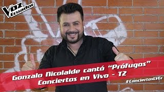 Gonzalo Nicolalde cantó “Prófugos”  - Conciertos en Vivo - T2 - La Voz Ecuador