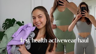 first health activewear try on haul (onyx collection)