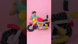 #short Make a motorcycle out of balloons | Creative Balloon Twist