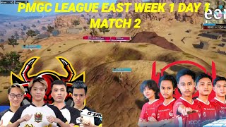 FIGHT BTR RA VS D-XAVIER DI PINGGIR ZONA | PMGC LEAGUE EAST WEEK 1 DAY 1 MATCH 2