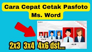 Membuat Sendiri Pasphoto Dengan Sangat Gampang Dan Cepat